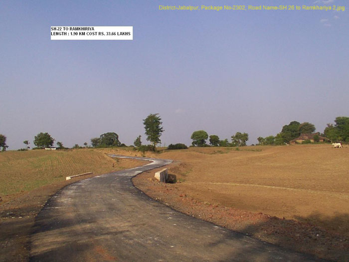 District-Jabalpur, Package No-2302, Road Name-SH 26 to Ramkhariya 2